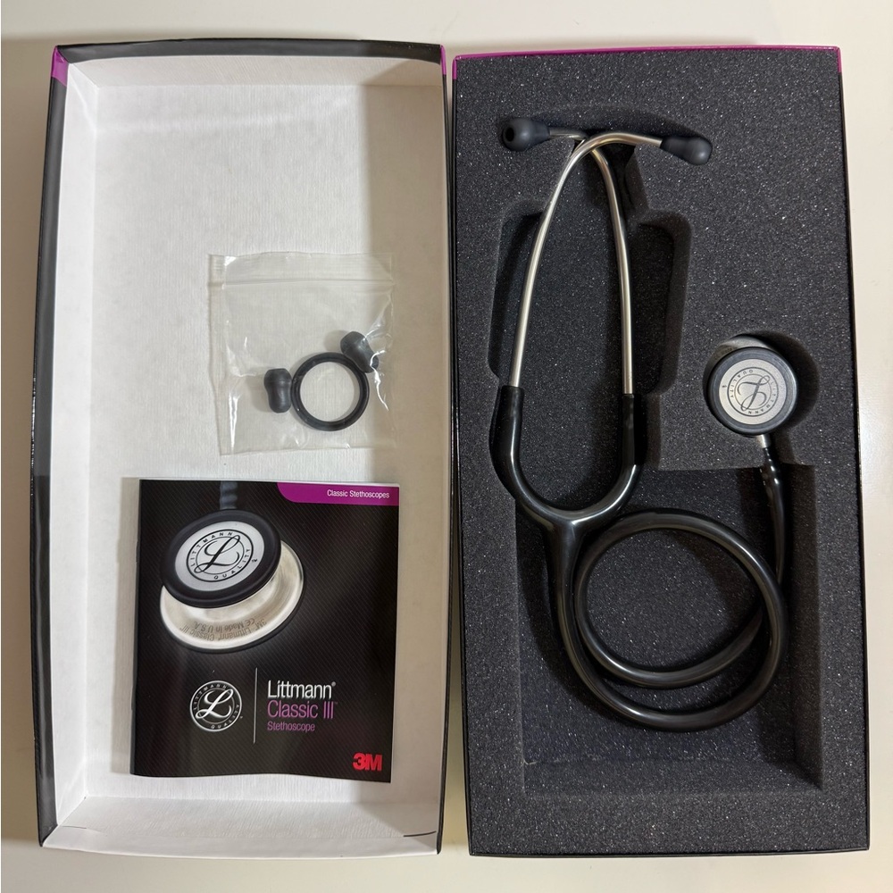 3M Littmann Classic III Stethoscope, Black